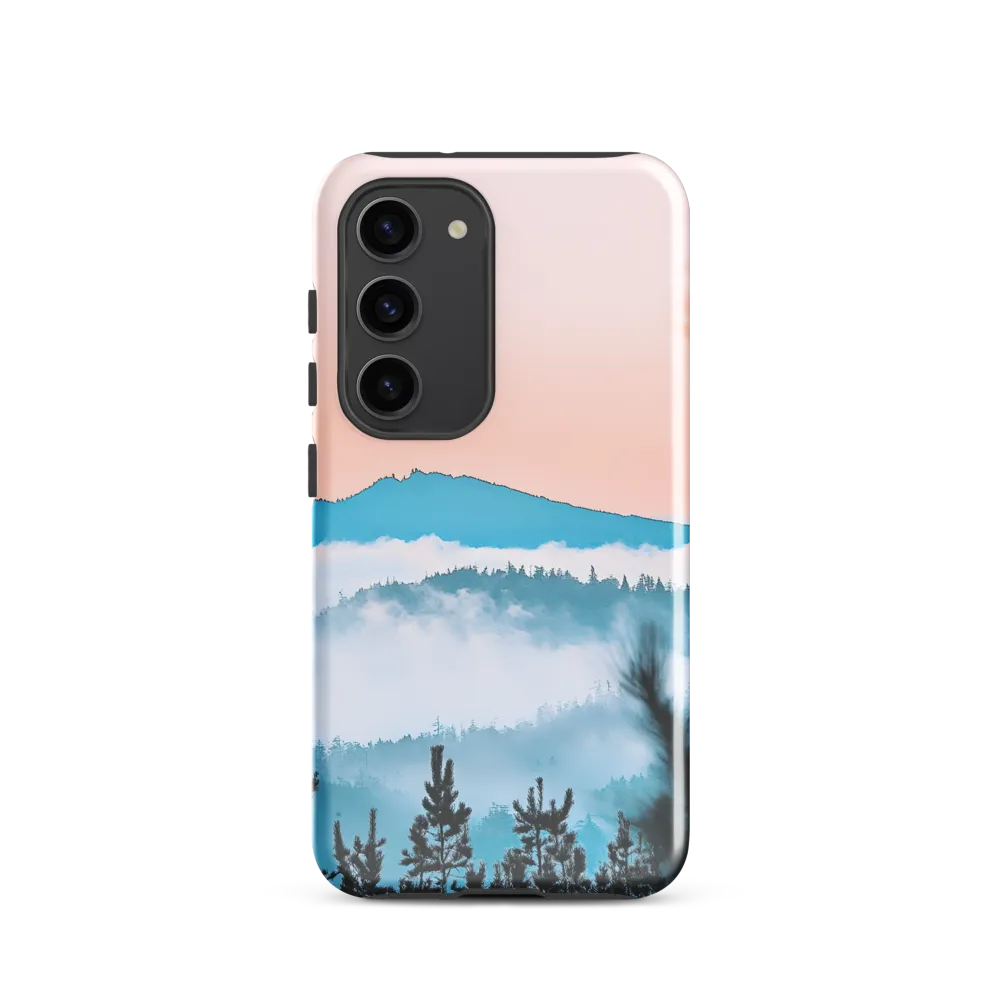 Tranquil Dawn Over Mountains | Phone Case |  S23 | Tough Case | Glossy