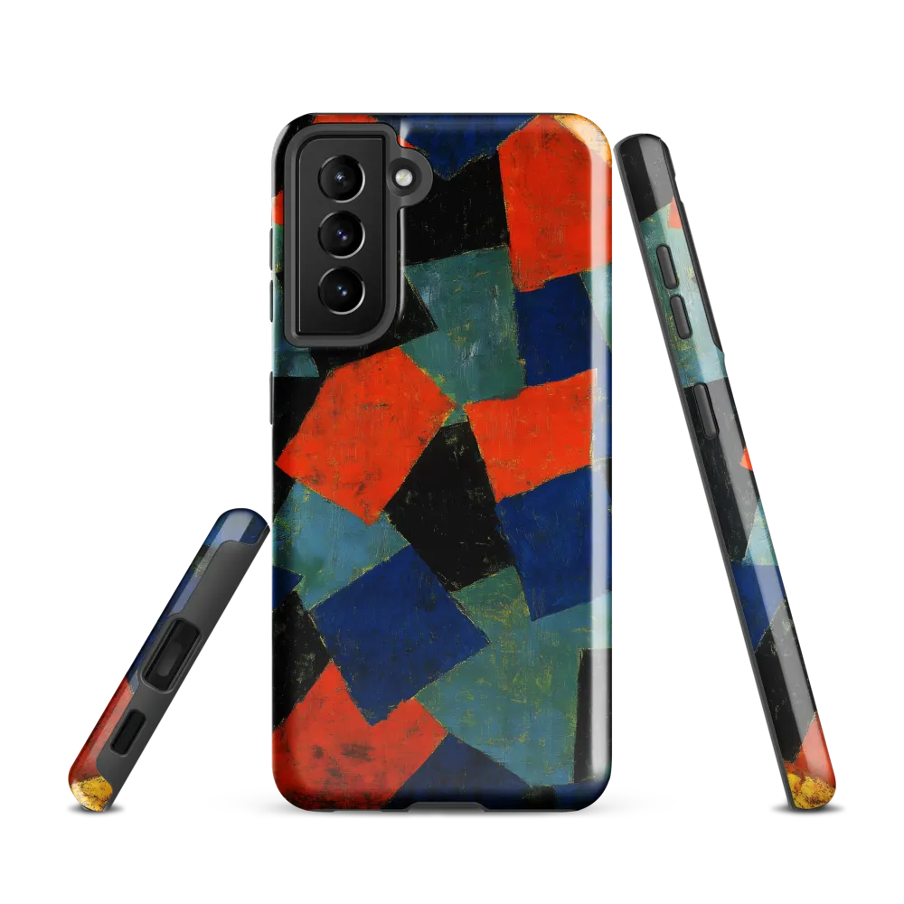 Dynamic Geometry in Color | Phone Case |  S21 | Tough Case | Glossy