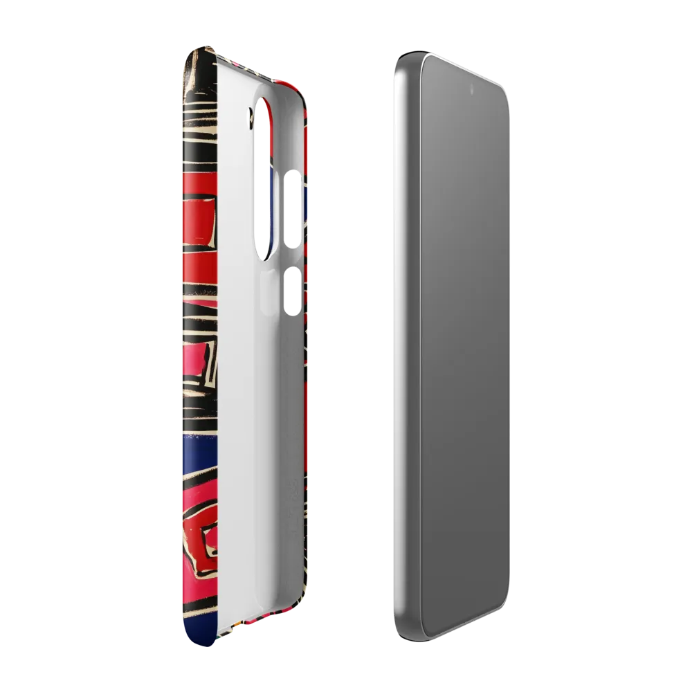 Dynamic Geometric Harmony | Phone Case |  S23 Plus | Snap Case | Glossy