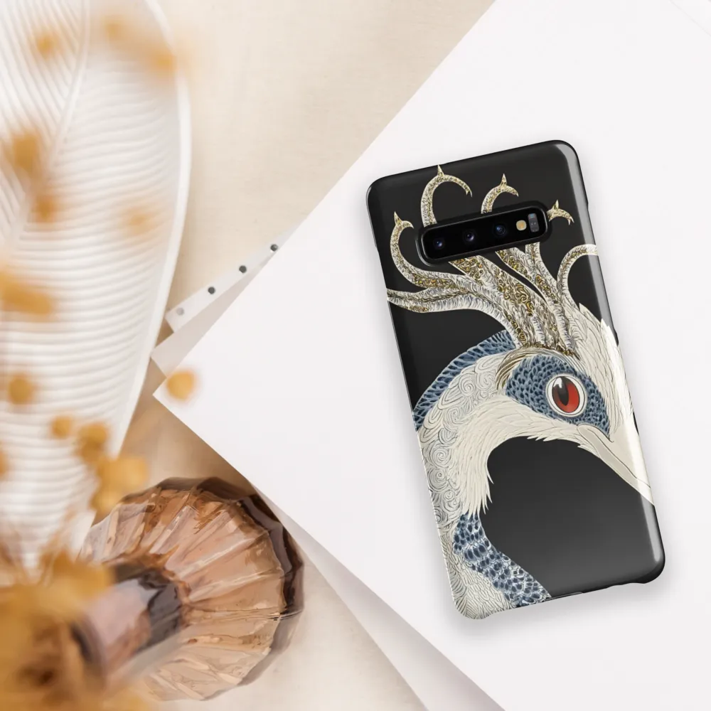 Elegance of the Majestic Peacock | Phone Case |  S10 Plus | Snap Case | Glossy