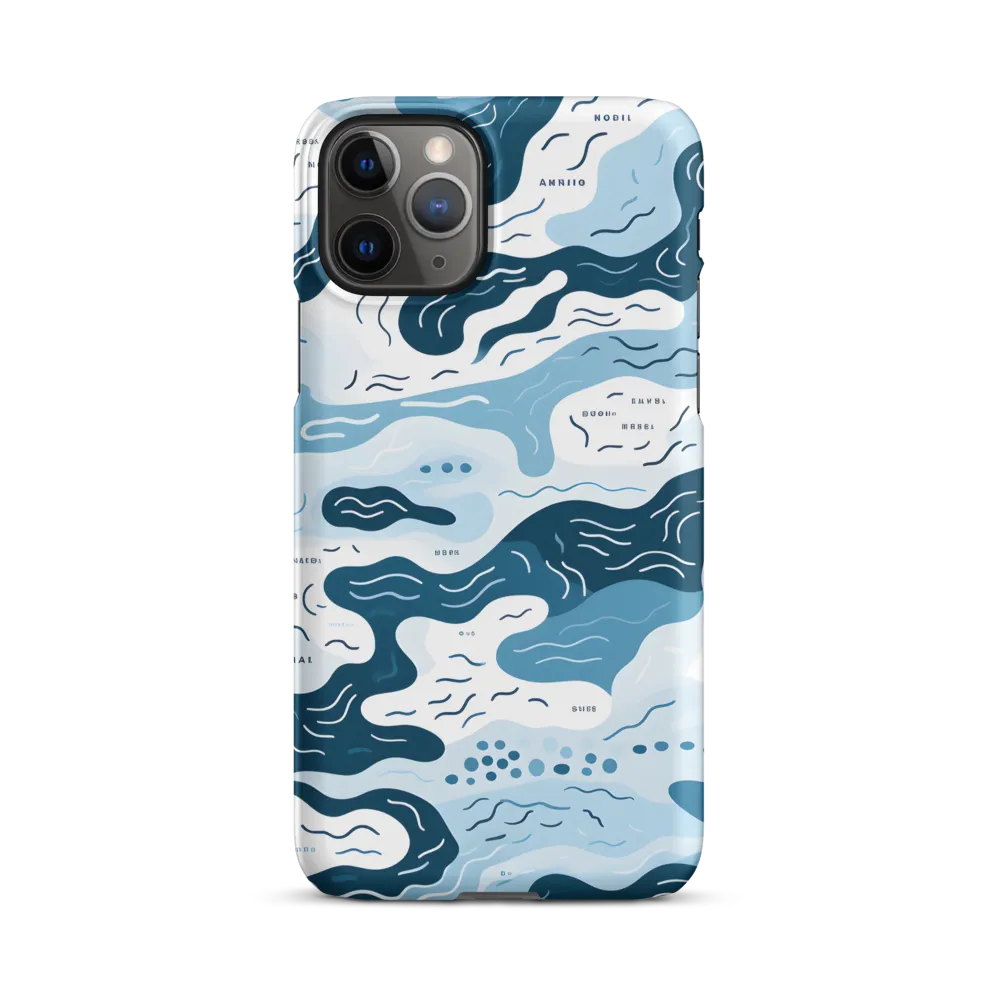Flowing Waters: An Abstract Journey | Phone Case |  11 Pro | Snap Case | Matte