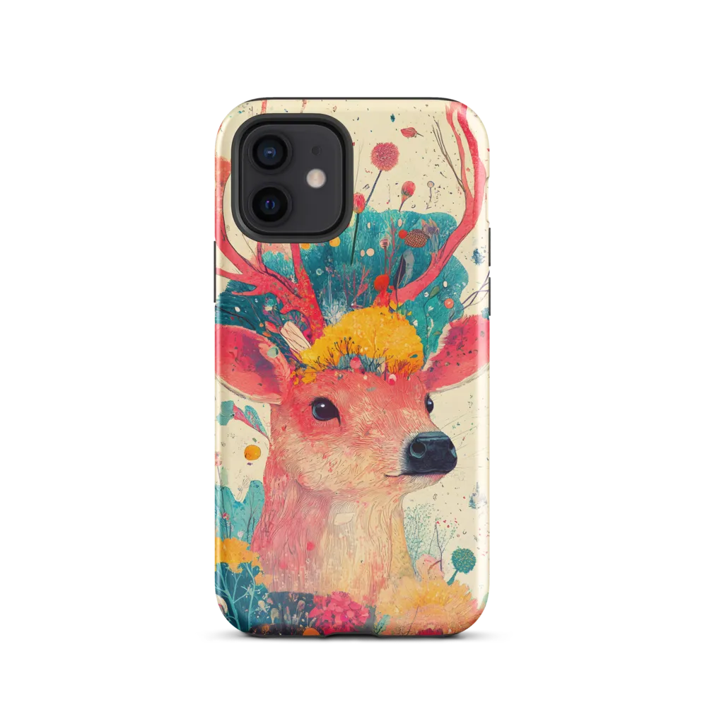 Whimsical Harmony: A Deer in Bloom