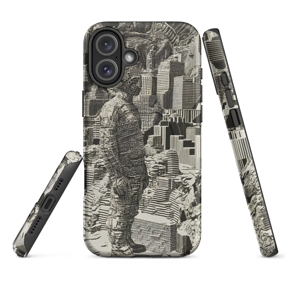 Contemplation in an Abstract Landscape | Phone Case |  16 Plus | MagSafe® Tough Case | Matte