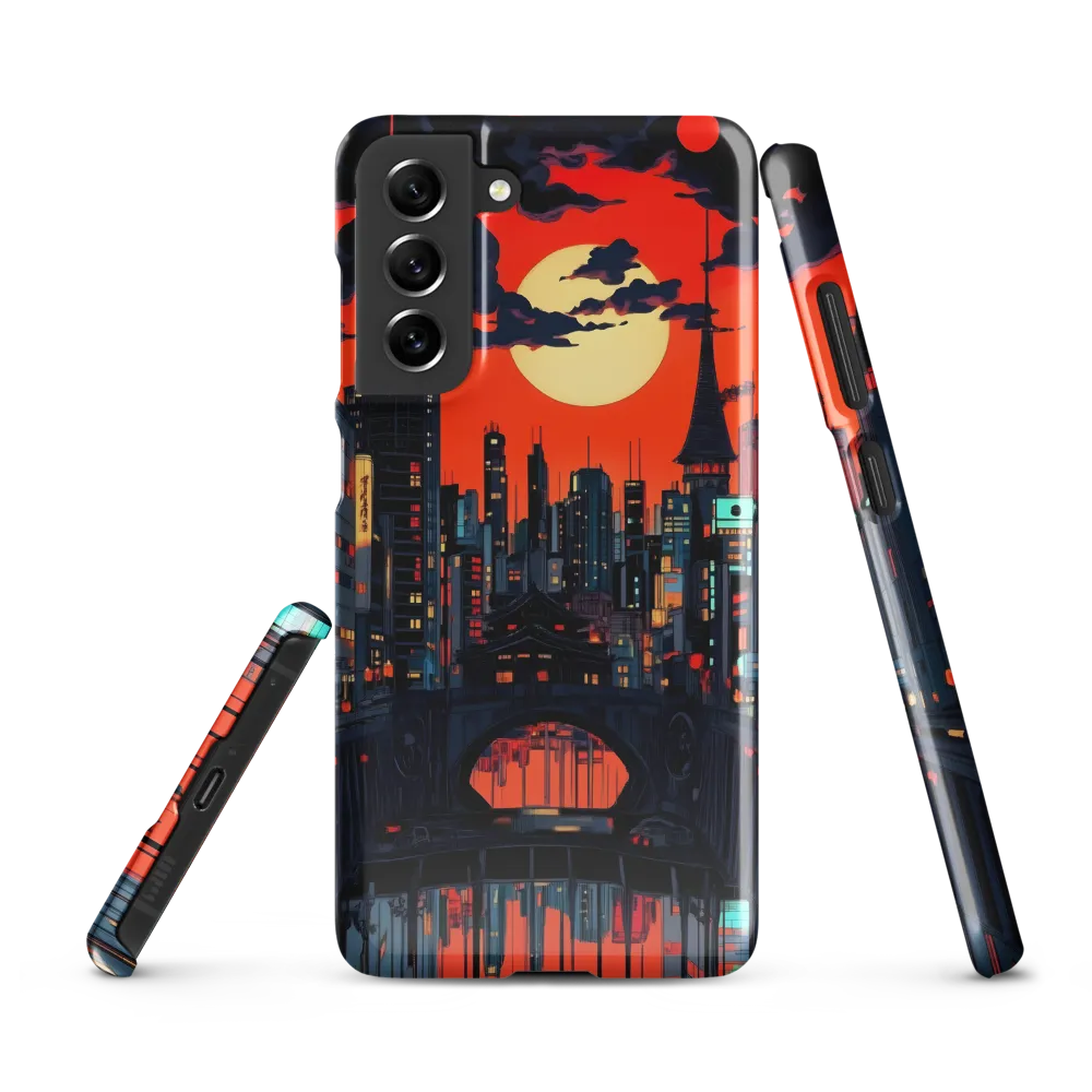 Nightfall in a Neon City