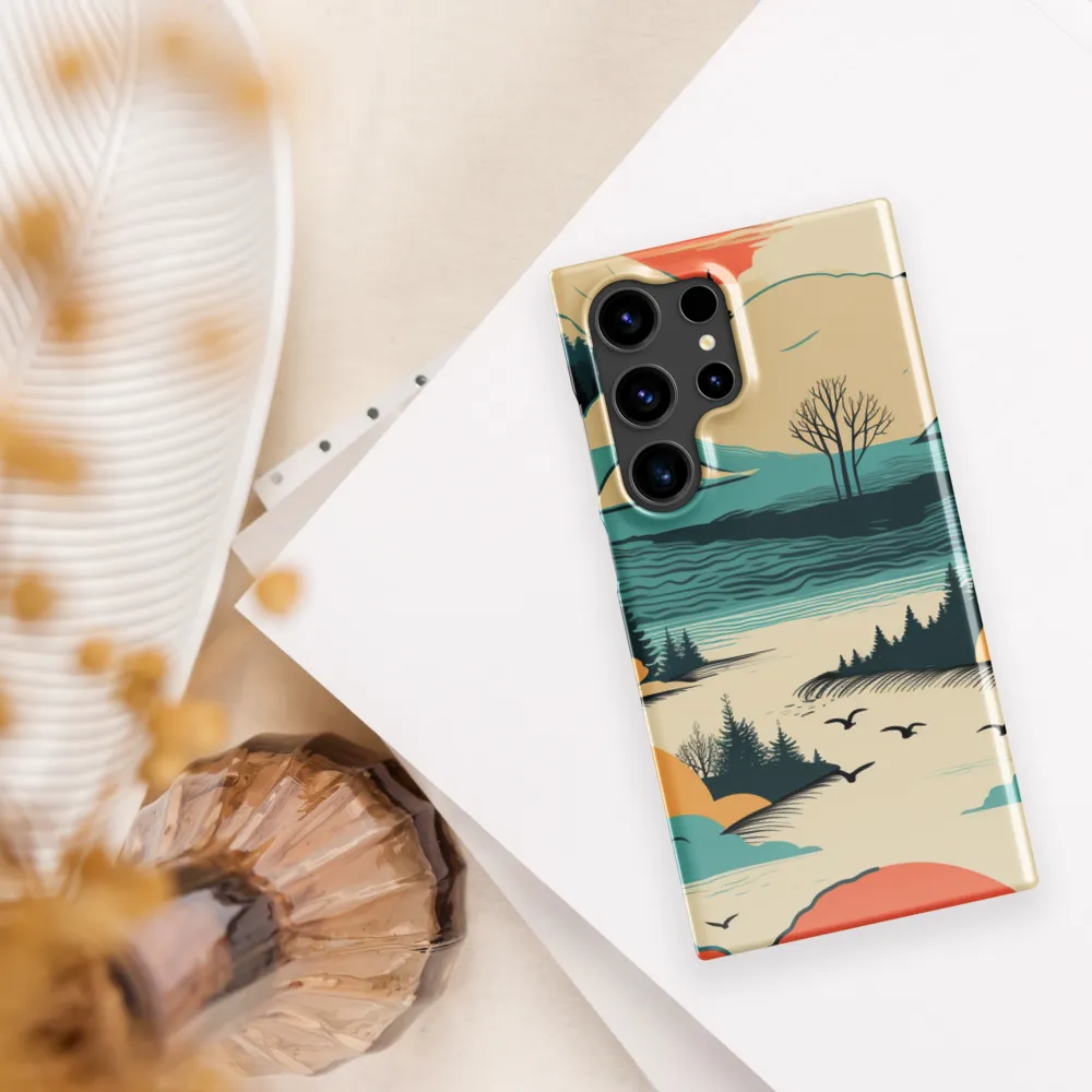 Tranquil Horizons | Phone Case |  S24 Ultra | Snap Case | Glossy