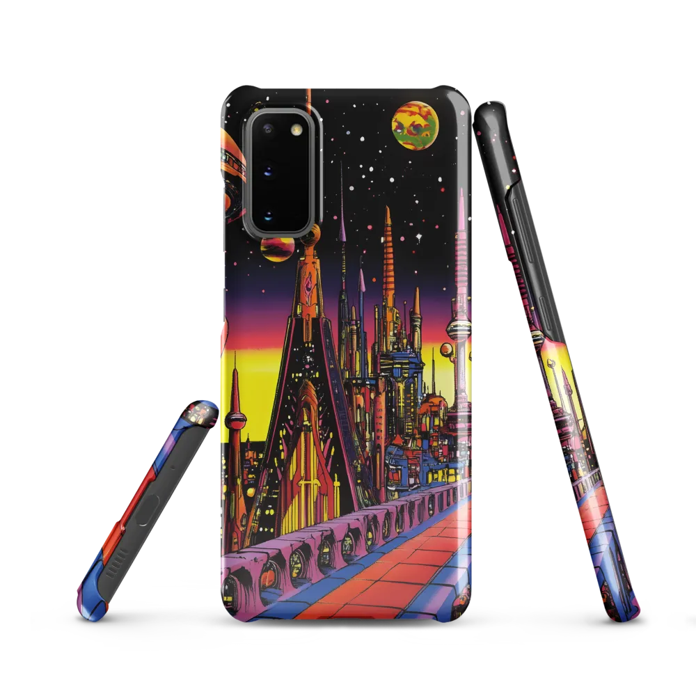 Futuristic Cosmos: A Journey Through Neon Cities