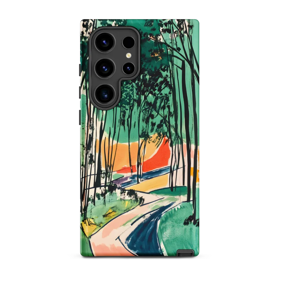 Winding Path Through the Forest | Phone Case |  S24 Ultra | Tough Case | Matte