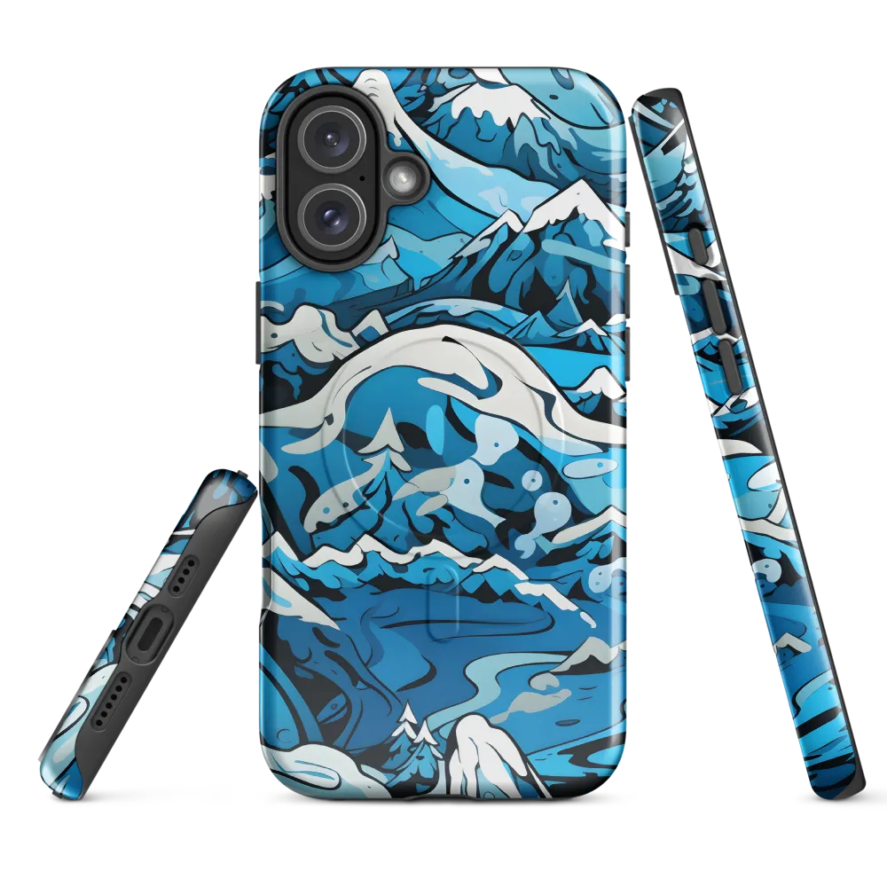 Frozen Harmony: A Blue Mountain Odyssey