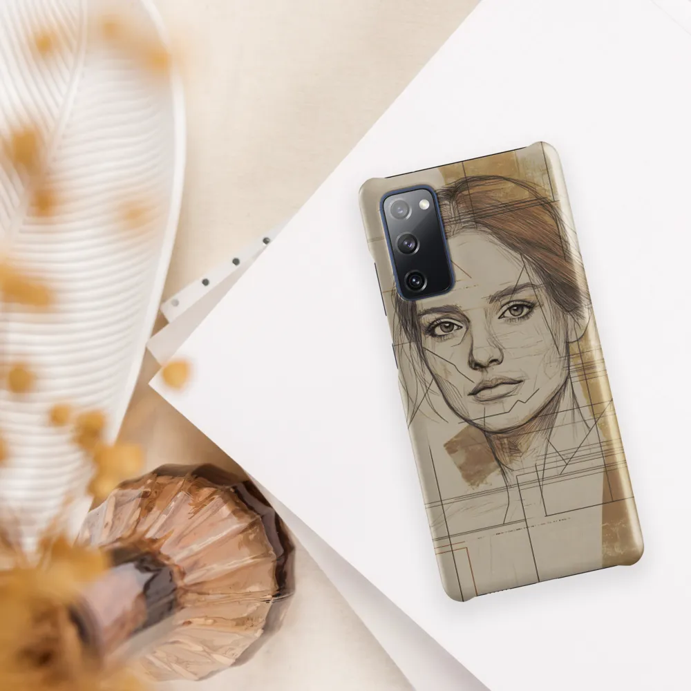 Geometric Elegance: A Modern Portrait