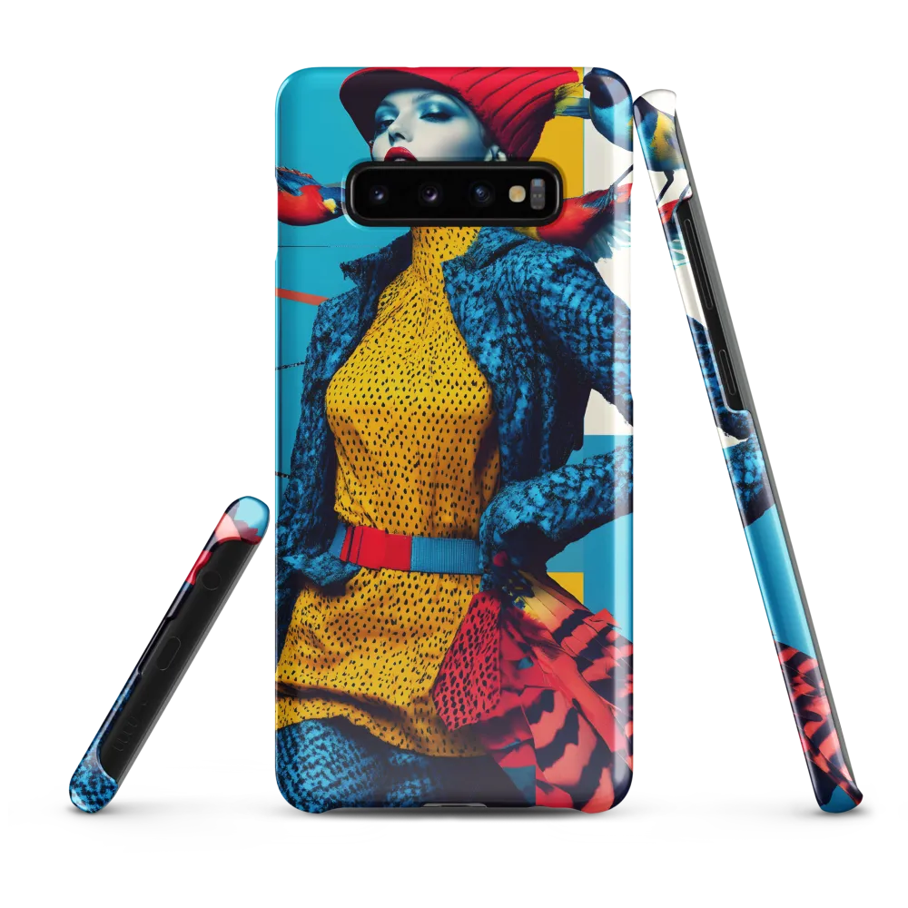 Vibrant Fusion of Nature and Fashion | Phone Case |  S10 Plus | Snap Case | Glossy