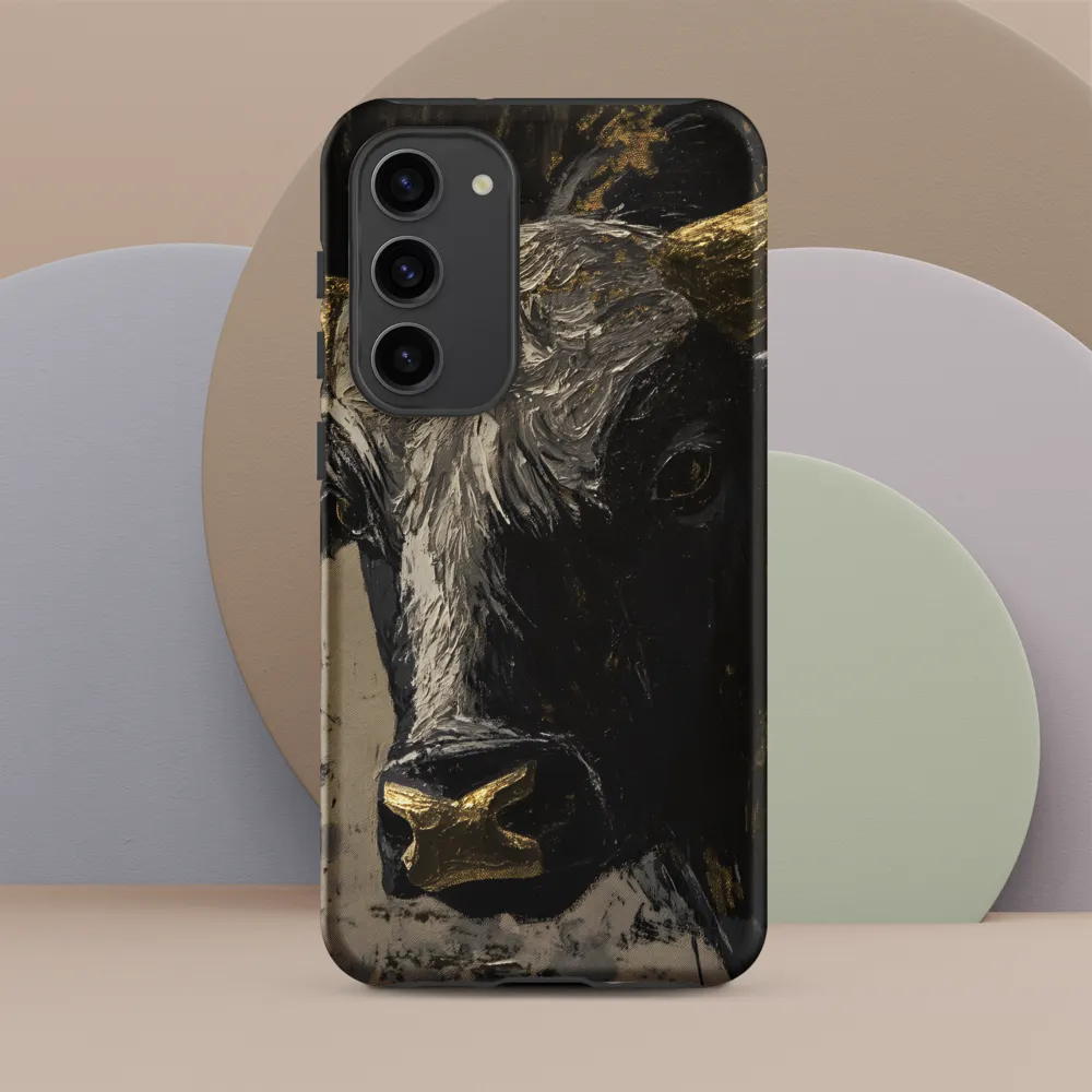 Majestic Bull: The Power in Black and Gold