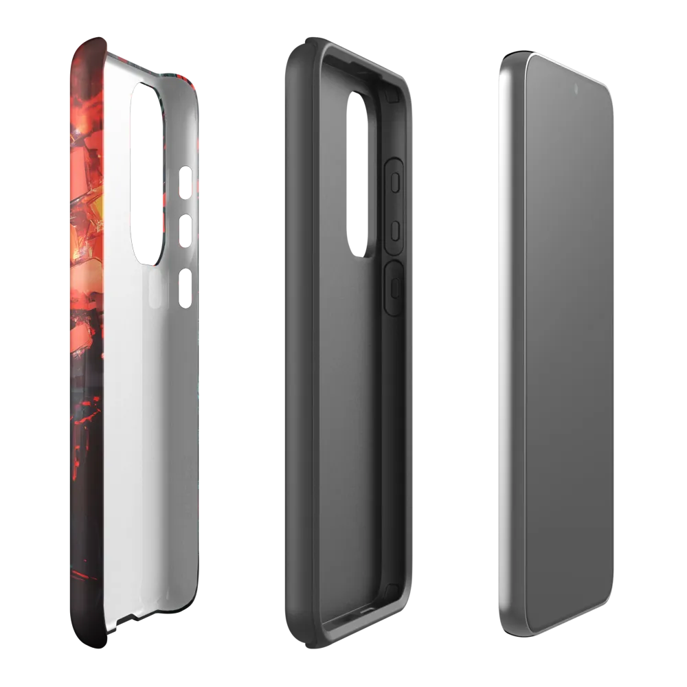 Fragmented Mind: The Silent Struggle | Phone Case |  S23 Plus | Tough Case | Matte