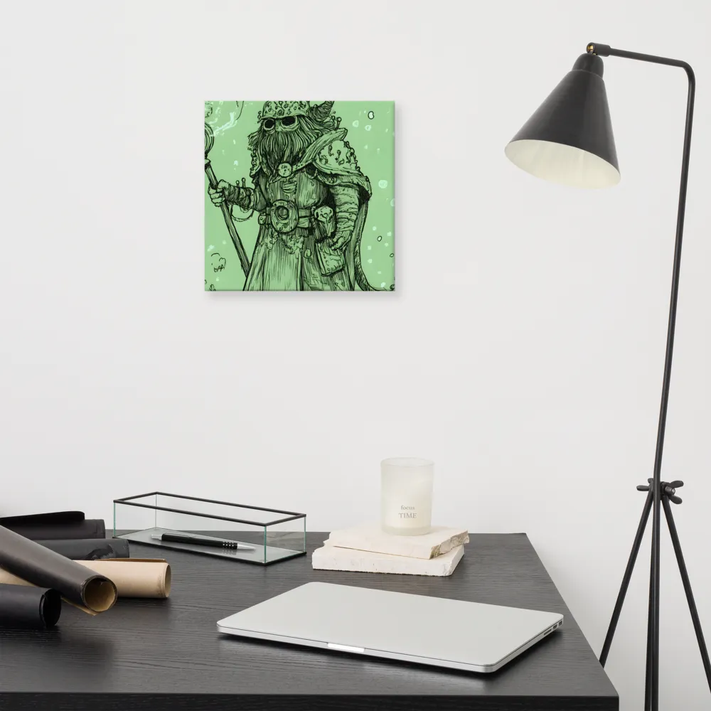 The Enigmatic Wizard | Canvas | 12″×12″