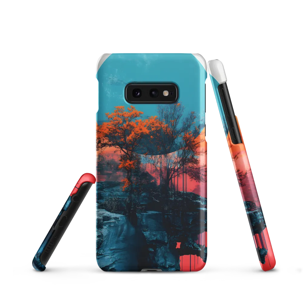 Ethereal Landscapes: A Dance of Color and Form | Phone Case |  S10e | Snap Case | Matte
