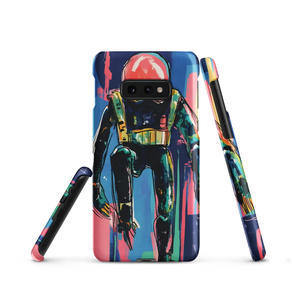 Diver in Vibrant Motion