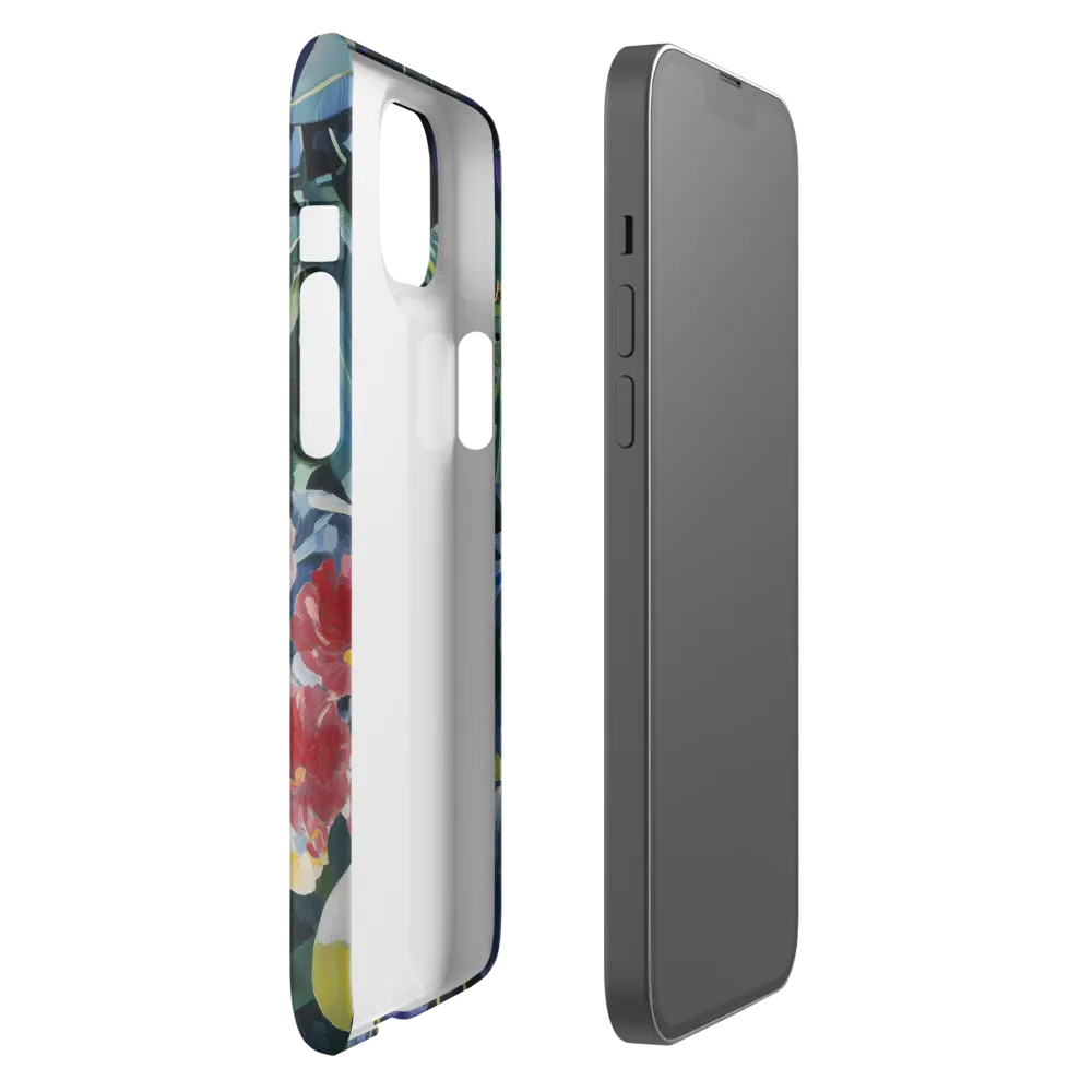 Hidden Majesty: The Jaguar Amongst Tropical Splendor | Phone Case |  14 Plus | Snap Case | Matte