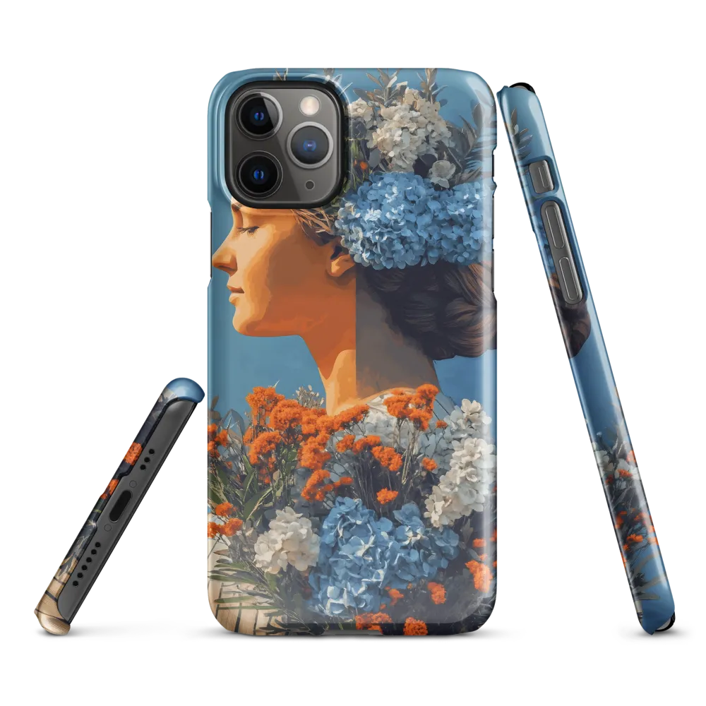Floral Reverie: A Portrait of Serenity