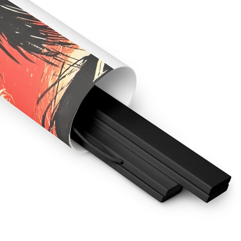 Gaze of Emotion | Poster With Black Wood Hanger | 18″×24″
