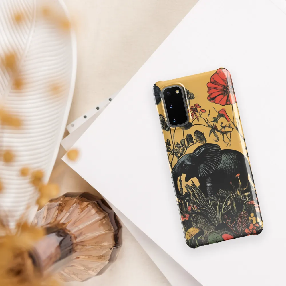Floral Majesty: The Elephant's Sanctuary