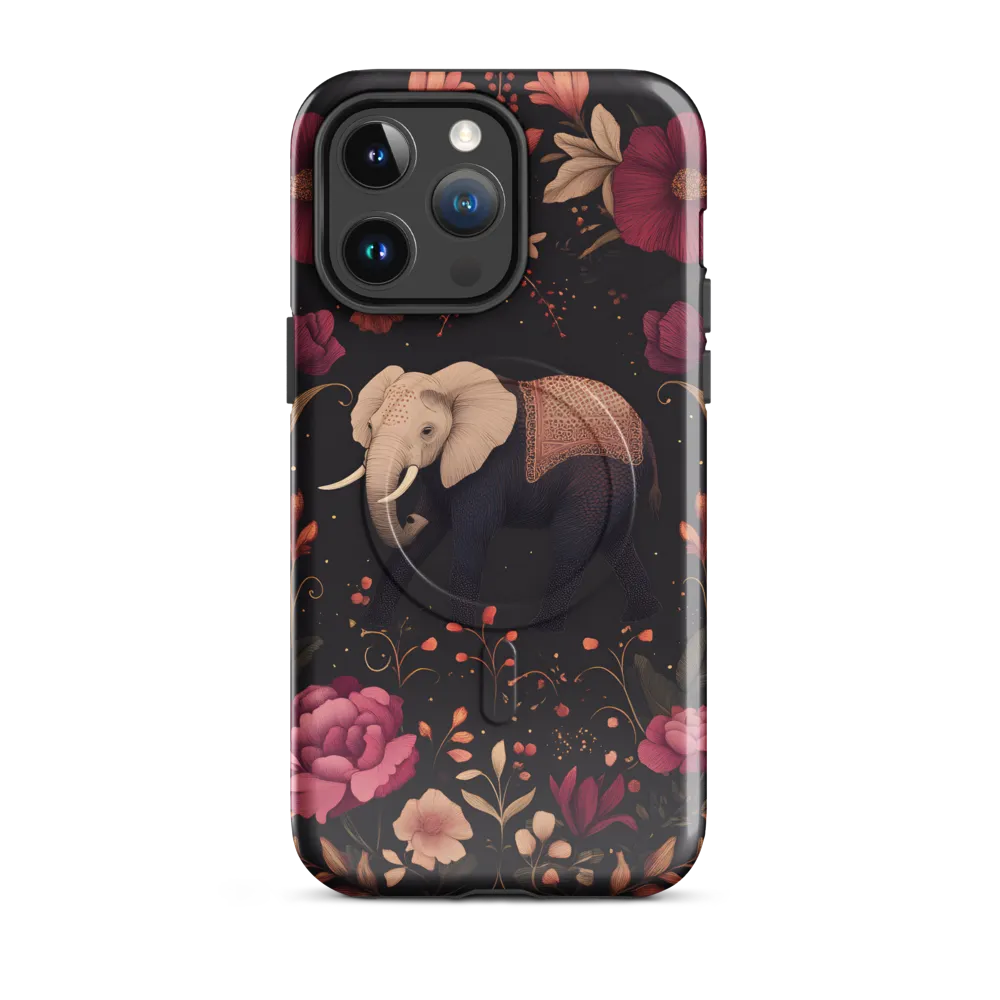 Whispers of the Wild: Elephants and Blooms