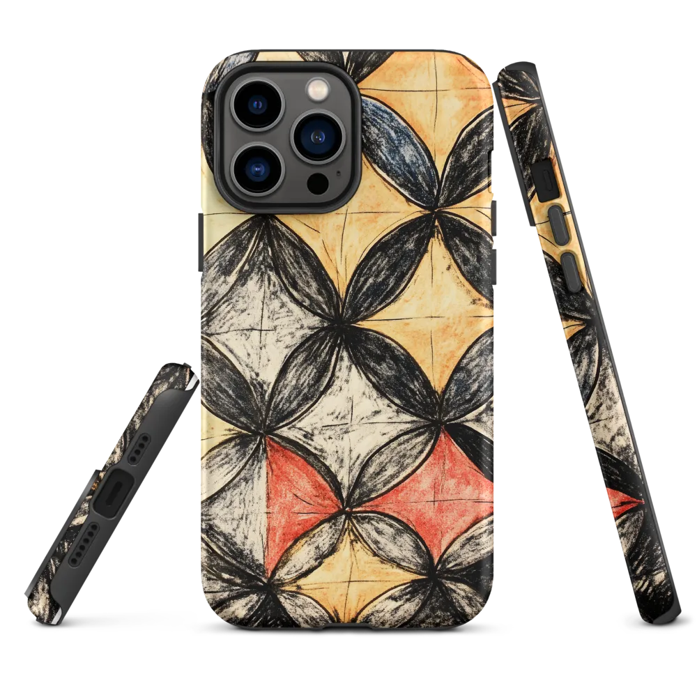Geometric Harmony | Phone Case |  13 Pro Max | Tough Case | Matte