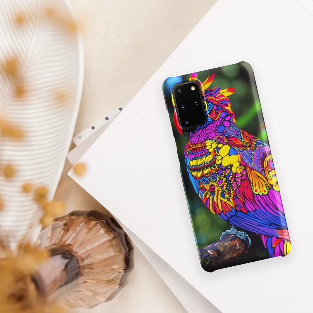 Vibrant Psychedelic Parrot