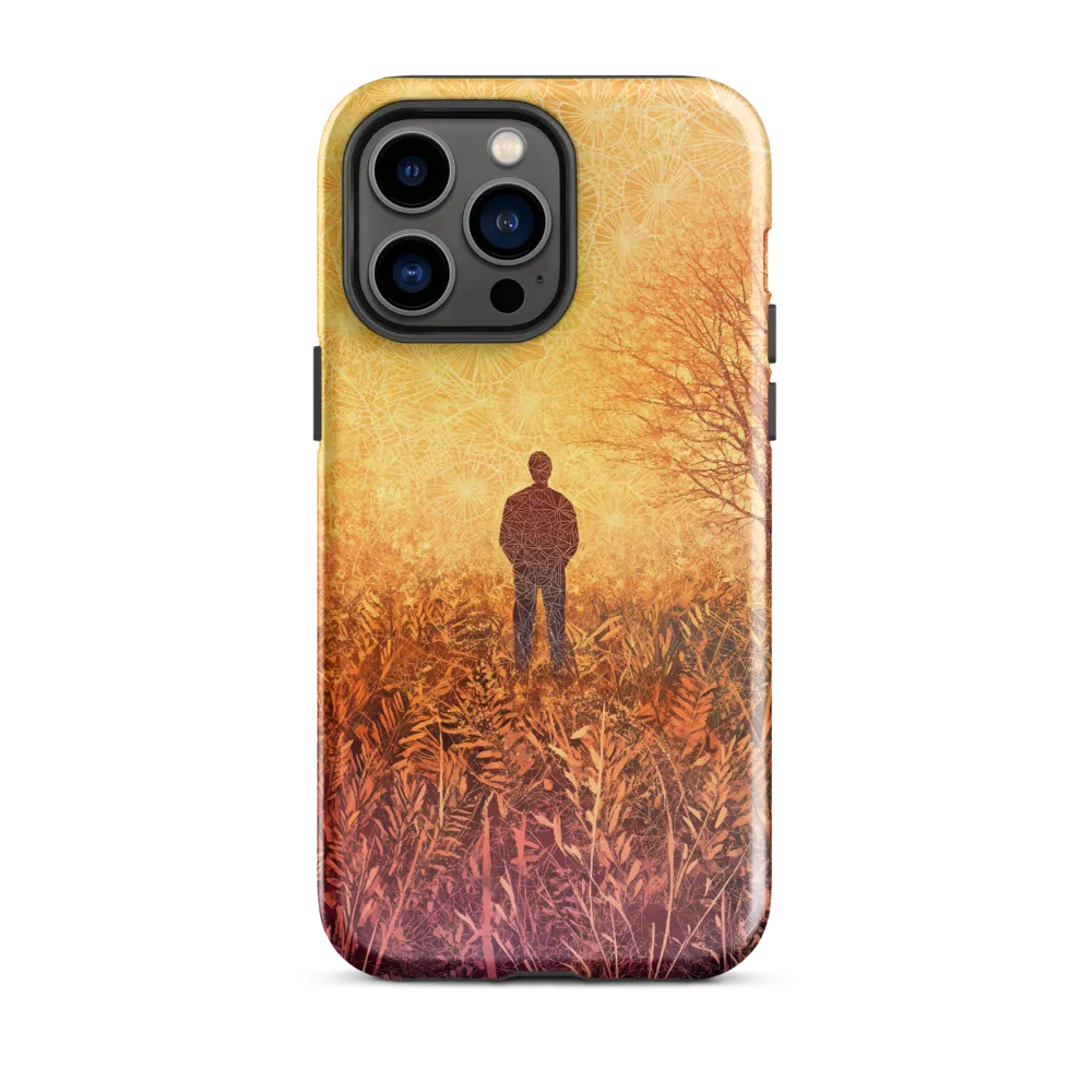 Contemplation in a Surreal Landscape