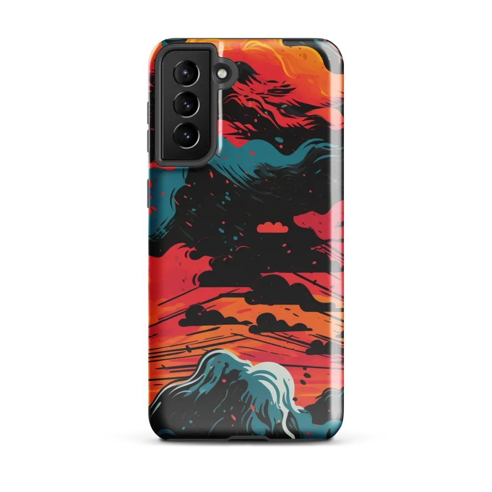 Ethereal Twilight: A Dramatic Landscape in Motion