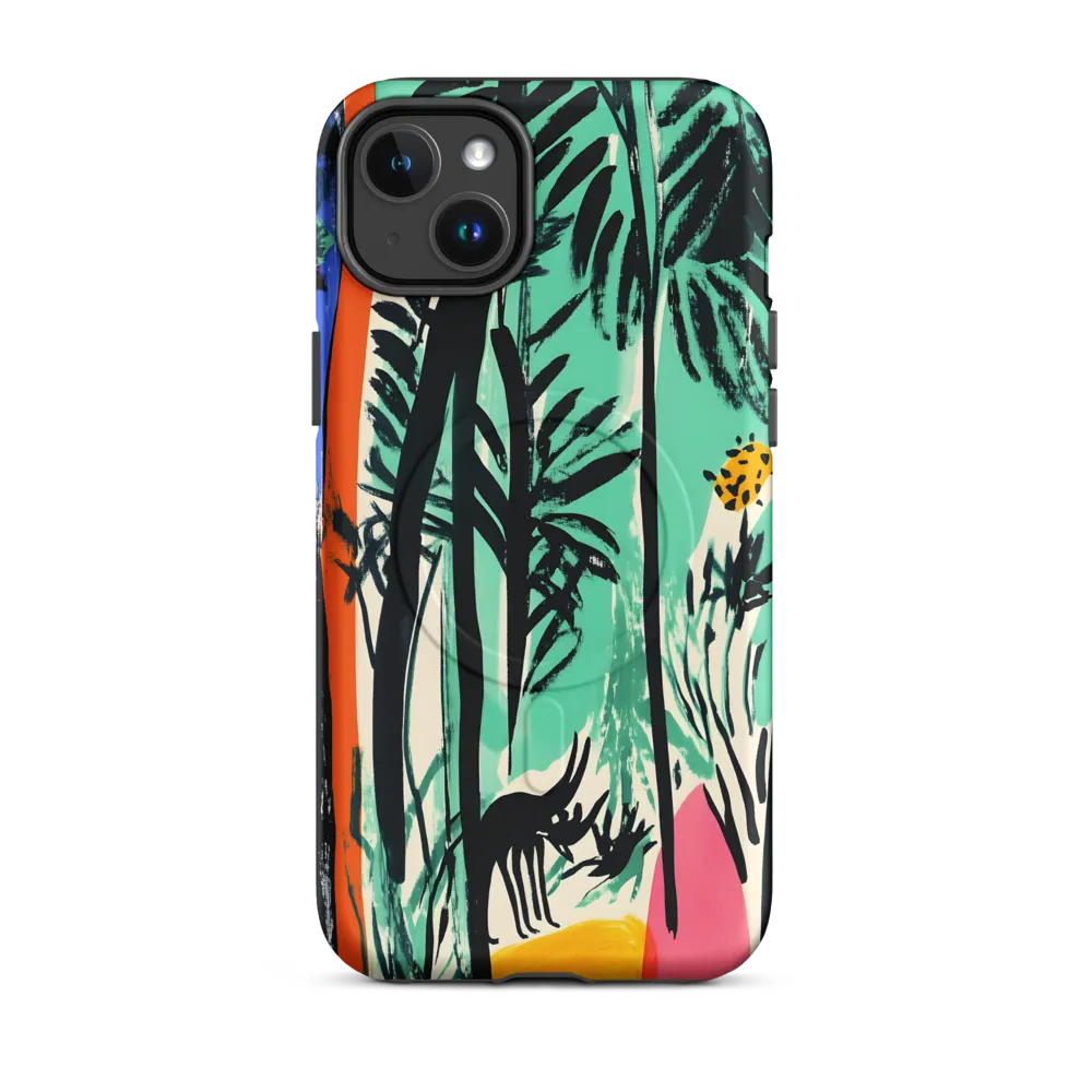 Whispers of the Jungle | Phone Case |  14 Plus | MagSafe® Tough Case | Matte