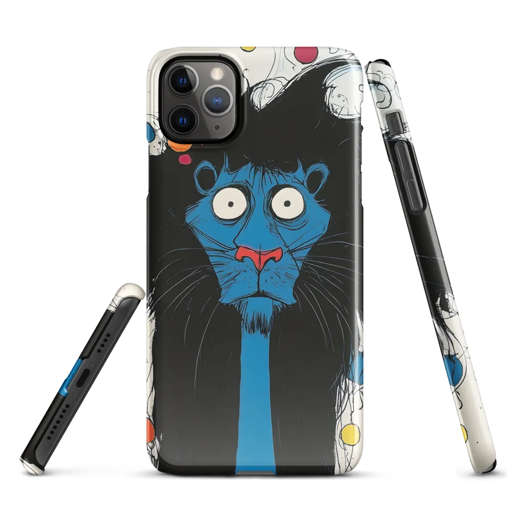 Whimsical Blue Lion | Phone Case |  11 Pro Max | Snap Case | Glossy