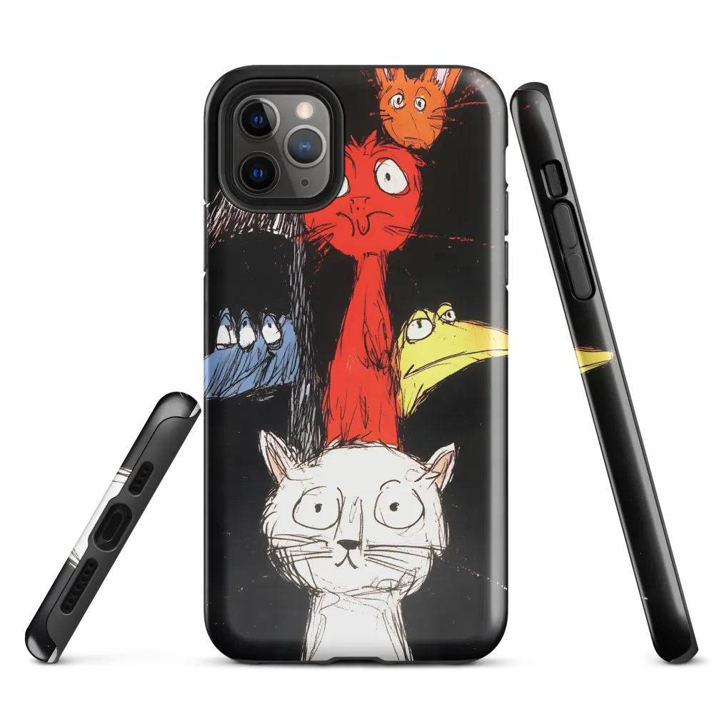 Whimsical Menagerie | Phone Case |  11 Pro Max | Tough Case | Glossy