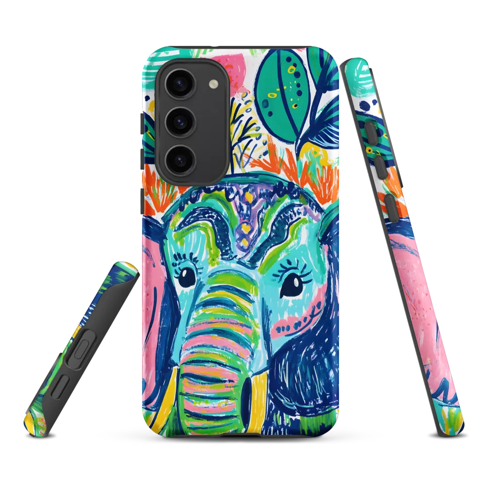 Whimsical Elephant Portrait