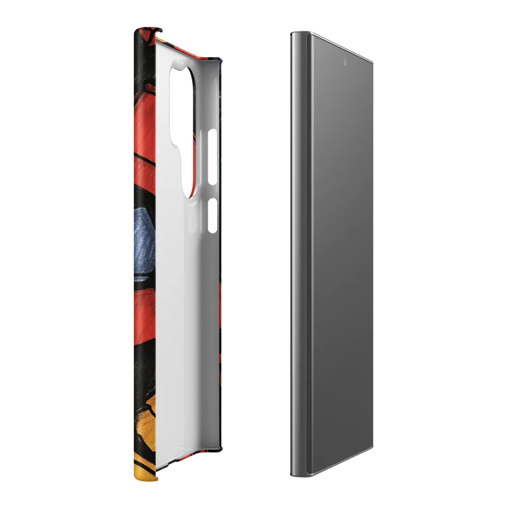 Vibrant Geometry in Motion | Phone Case |  S23 Ultra | Snap Case | Matte