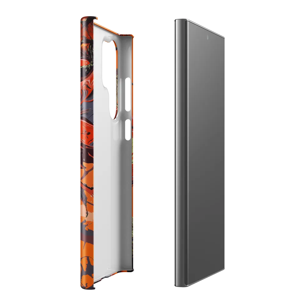 Life in Motion: An Abstract Tree | Phone Case |  S23 Ultra | Snap Case | Glossy