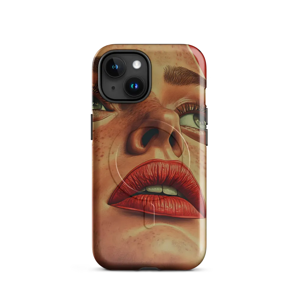 Red Intensity: A Portrait of Elegance