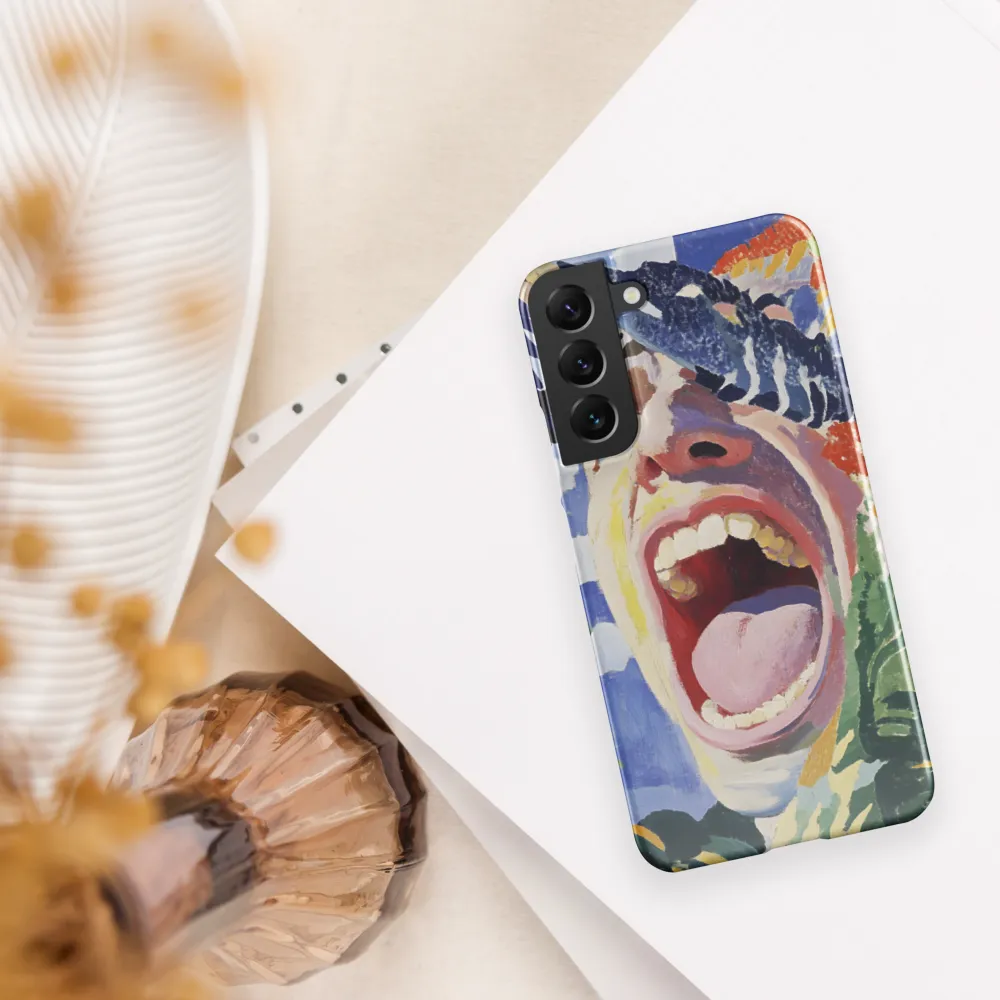 The Echo of Anguish | Phone Case |  S22 Plus | Snap Case | Glossy