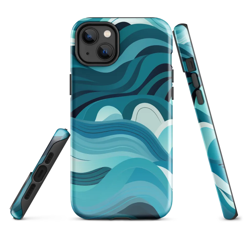 Ebb and Flow | Phone Case |  14 Plus | Tough Case | Glossy