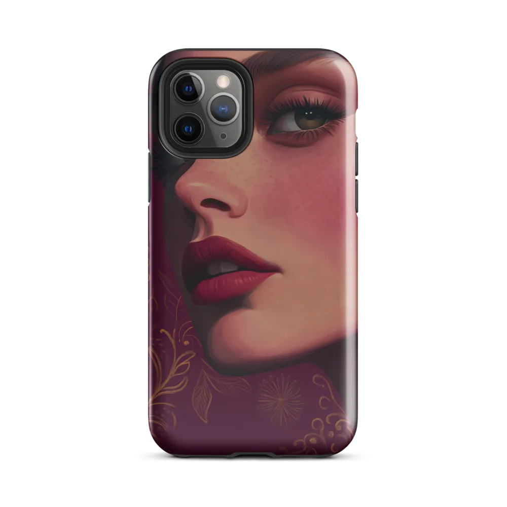 Portrait of Serene Beauty | Phone Case |  11 Pro | Tough Case | Glossy