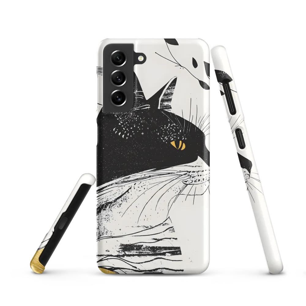 Whiskered Elegance: A Minimalist Cat Profile