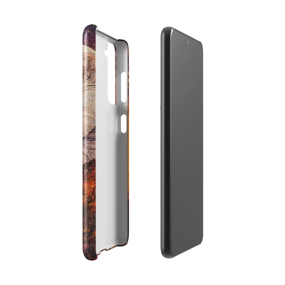 Cosmic Contemplation | Phone Case |  S21 | Snap Case | Glossy