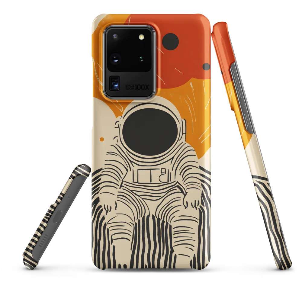 Astronaut in Cosmic Thoughts | Phone Case |  S20 Ultra | Snap Case | Matte