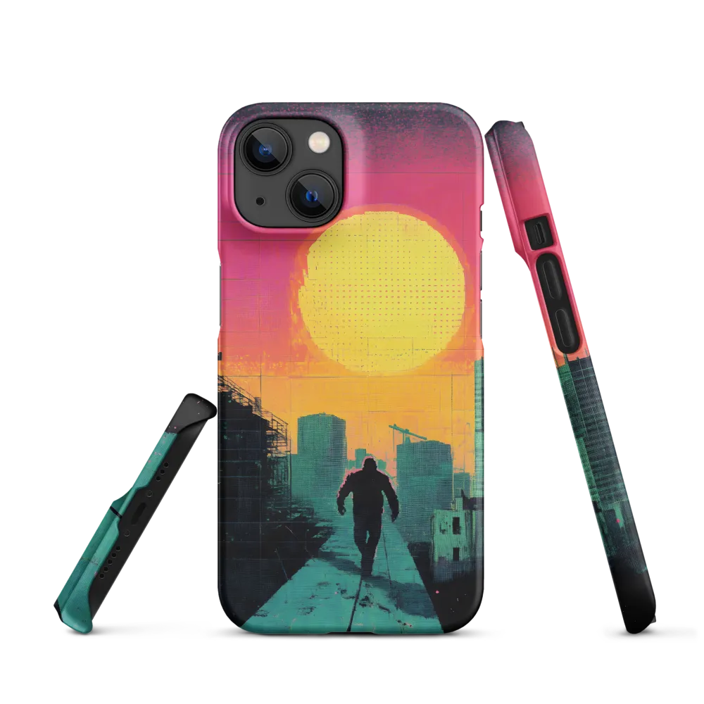 Solitude in a Neon City | Phone Case |  14 | Snap Case | Matte