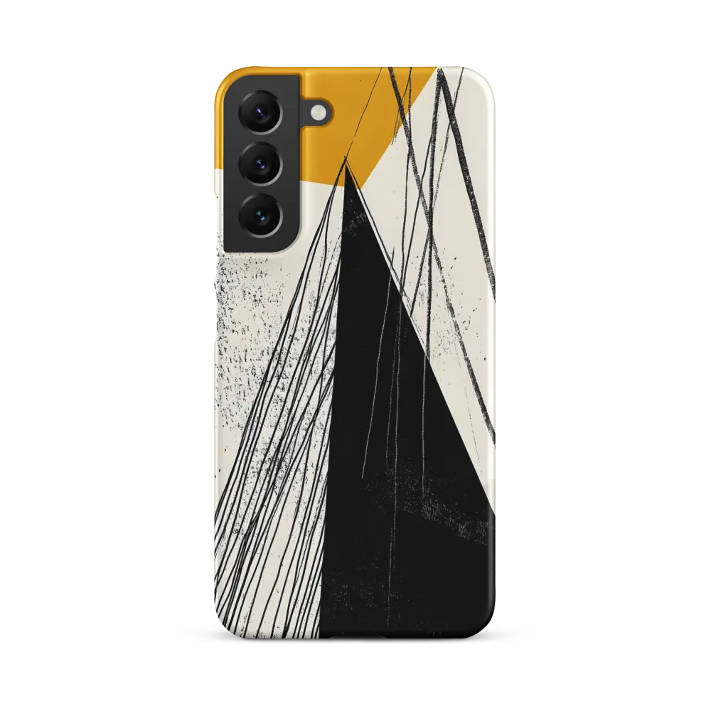 Black Triangle with Linear Strands