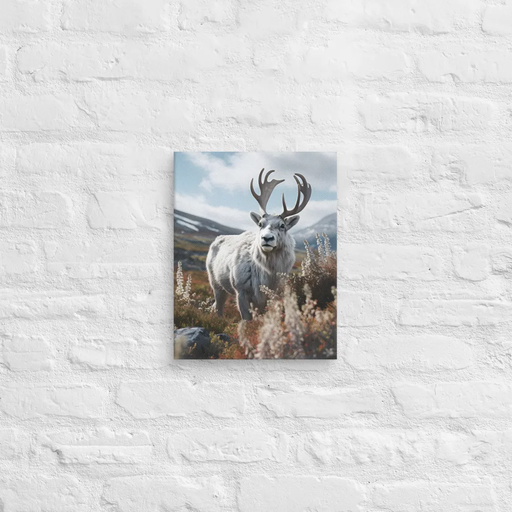 Majestic Harmony: The Reindeer in Nature | Canvas | 11″×14″