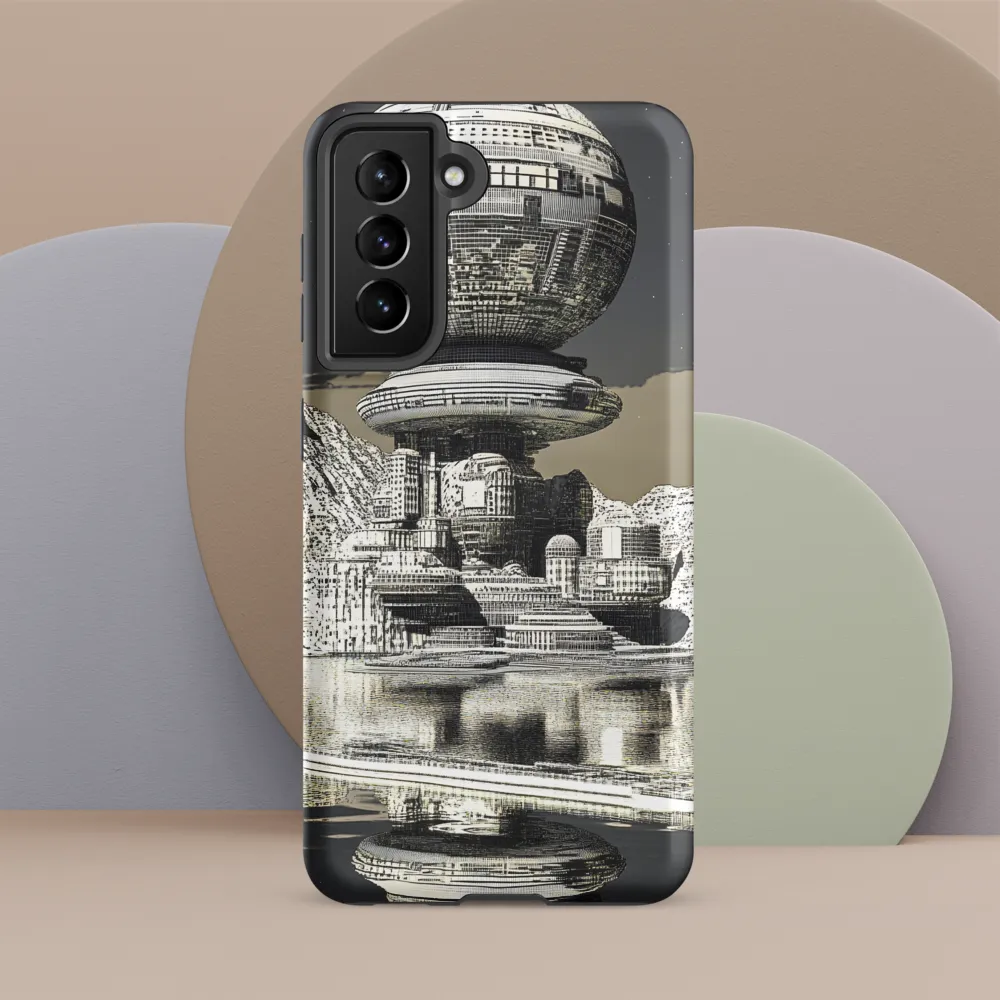 Reflections of a Futuristic Dreamscape | Phone Case |  S21 FE | Tough Case | Matte