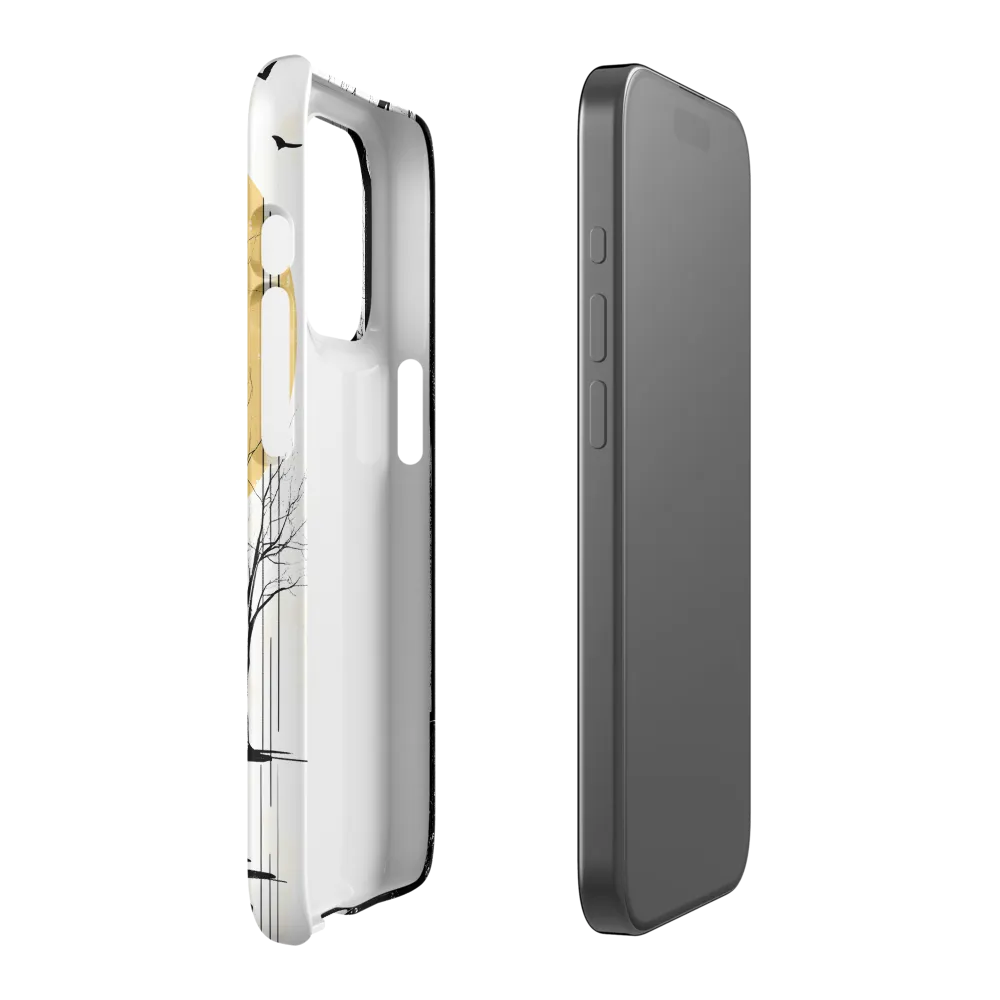 Solitude Under the Yellow Sun | Phone Case |  15 Pro | Snap Case | Matte