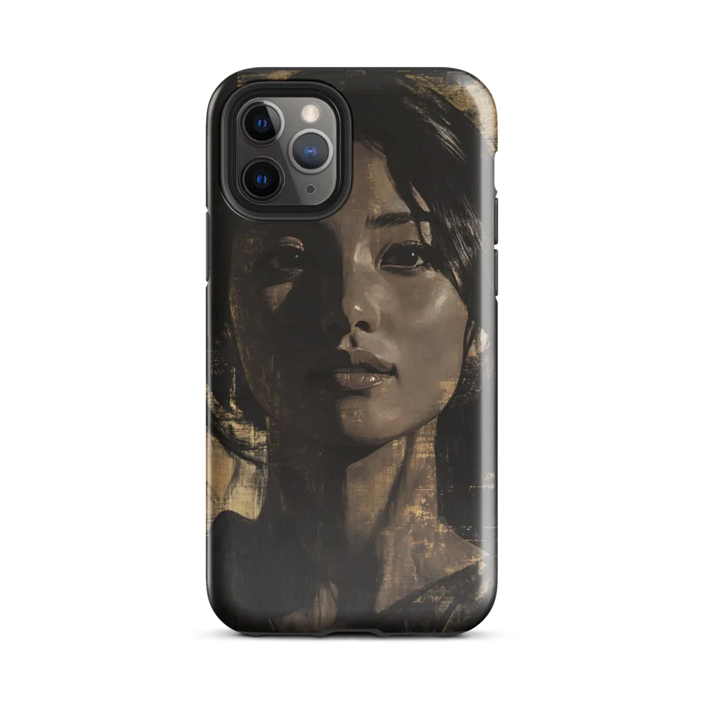 Golden Gaze: A Contemporary Portrait
