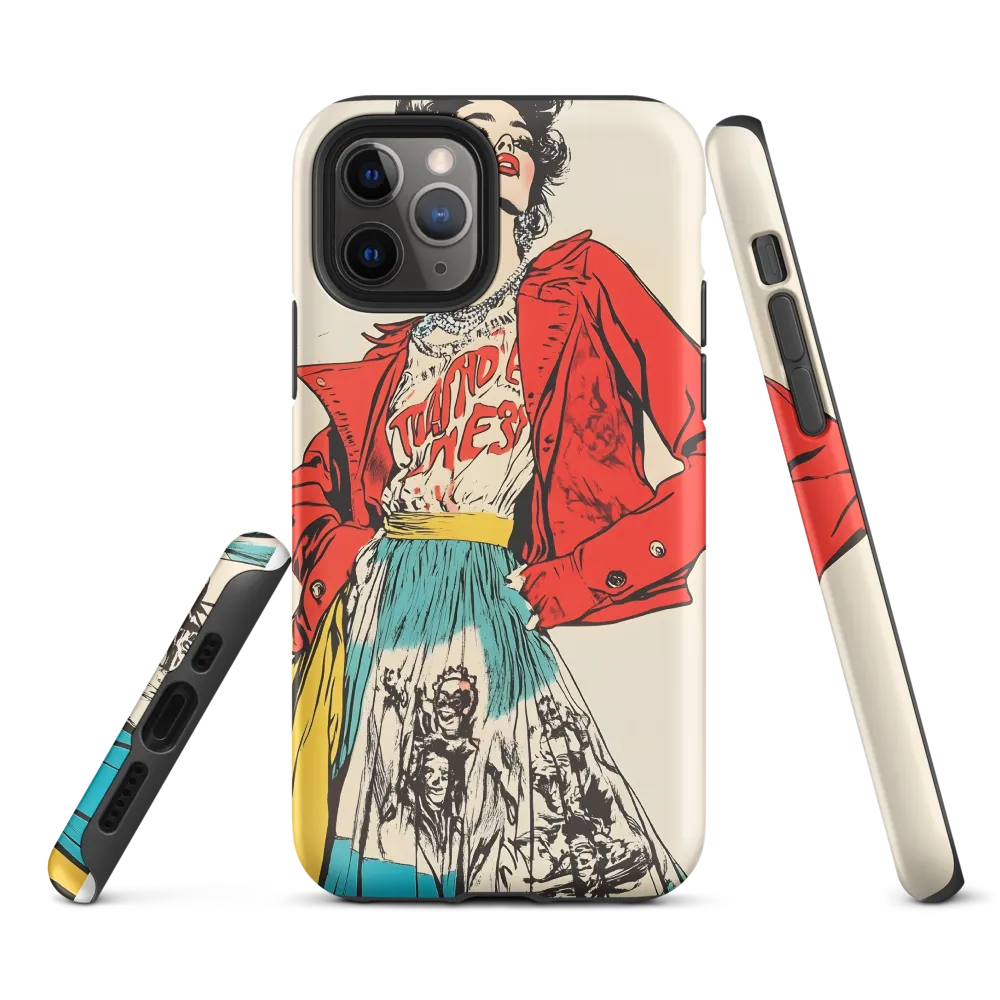 Vibrant Elegance: A Pop Art Fashion Statement