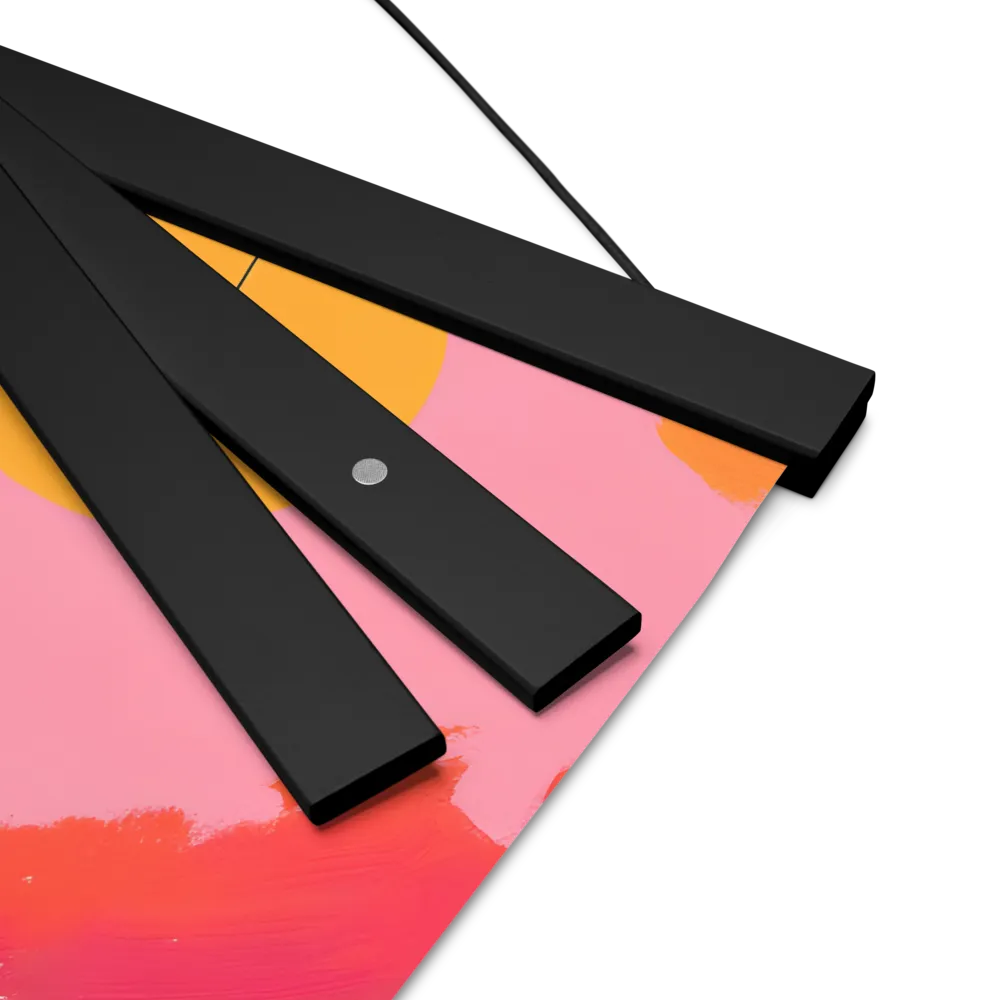 Whispers of the Sun | Poster With Black Wood Hanger | 12″×12″