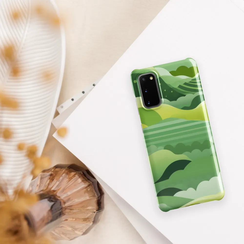 Tranquility in Green Waves
